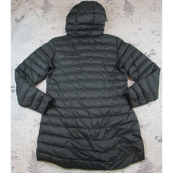 Mountain Hardwear Down Parka Womens Green Rhea Ridge Hooded 600 Jacket Coat L - Picture 8 of 8